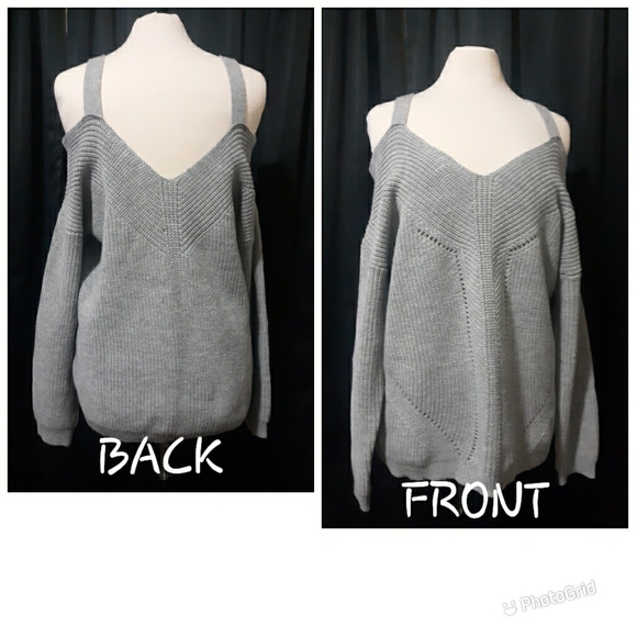 vine & love Sweaters - Open shoulder sweater